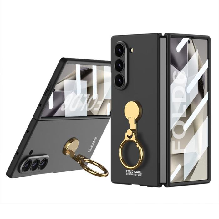 GKK - GKK Samsung Galaxy Z Fold6 Fodral Hard PC Shockproof - Svart