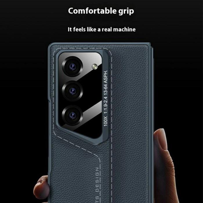 GKK - GKK Samsung Galaxy Z Fold6 Fodral Hard PC+PU - Grå