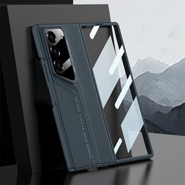 GKK - GKK Samsung Galaxy Z Fold6 Fodral Hard PC+PU - Grön