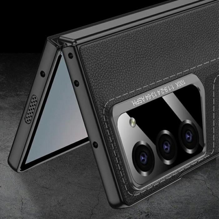 GKK - GKK Samsung Galaxy Z Fold6 Fodral Hard PC+PU - Grön