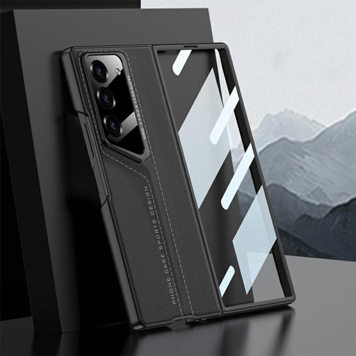 GKK - GKK Samsung Galaxy Z Fold6 Fodral Hard PC+PU - Svart