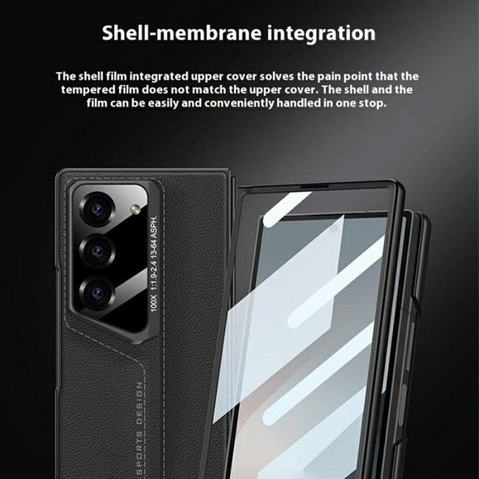 GKK - GKK Samsung Galaxy Z Fold6 Fodral Hard PC+PU - Svart
