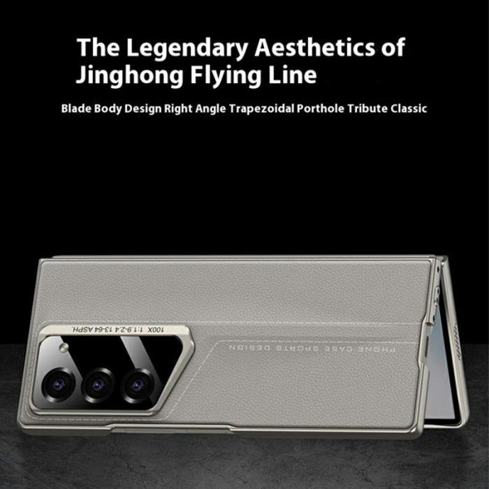 GKK - GKK Samsung Galaxy Z Fold6 Fodral Hard PC+PU - Titanium Grey