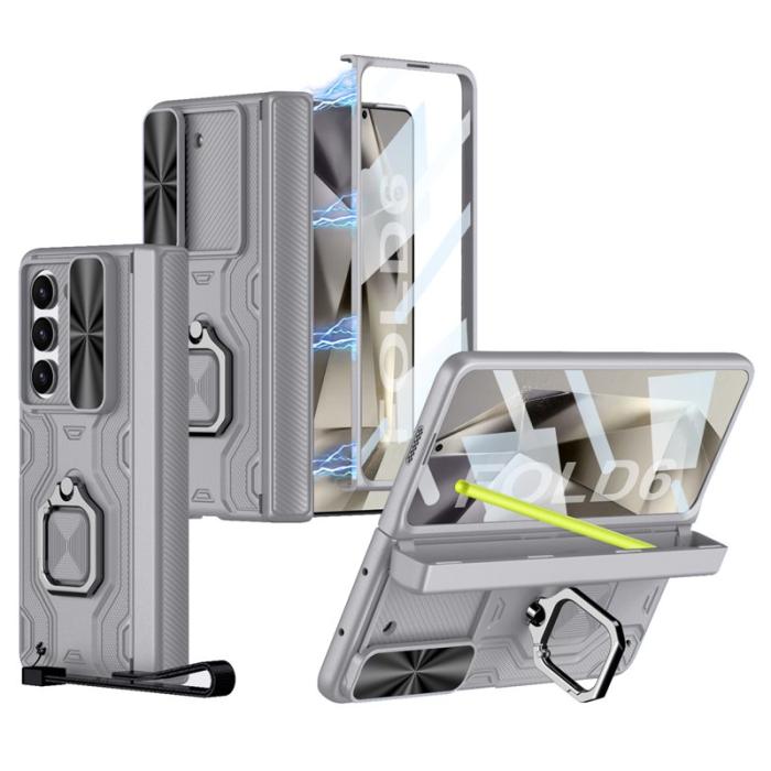 GKK - GKK Samsung Galaxy Z Fold6 Fodral Kickstand PC - Baby Blue