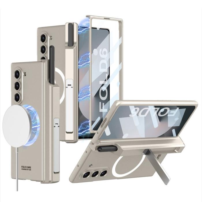 GKK - GKK Samsung Galaxy Z Fold6 Fodral Kickstand PC - Titan Grey