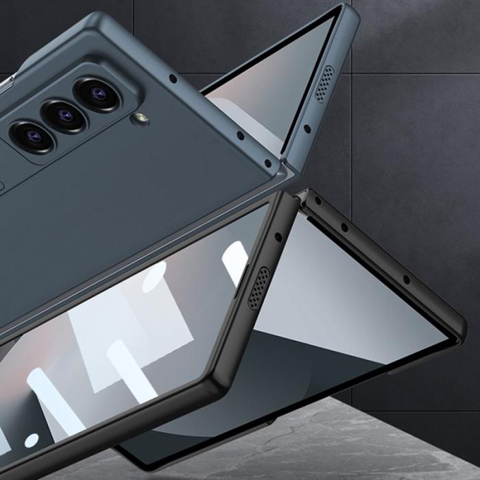 GKK - GKK Samsung Galaxy Z Fold6 Fodral Kickstand Ultra Thin - Grå