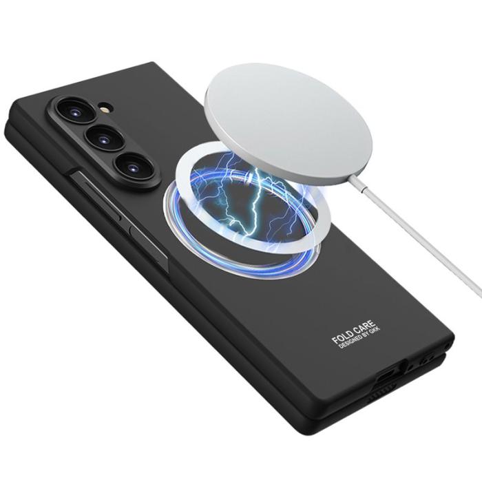 GKK - GKK Samsung Galaxy Z Fold6 Fodral PC - Magnetisk - Grå