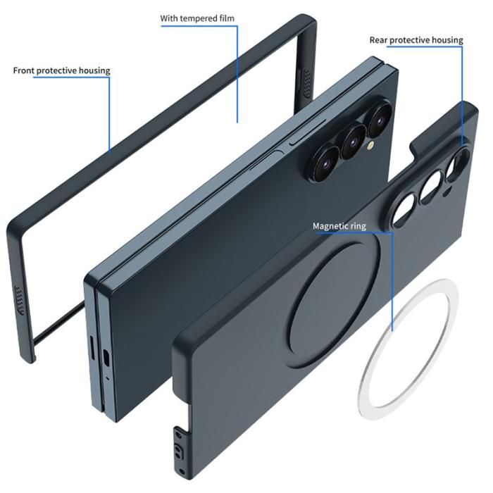GKK - GKK Samsung Galaxy Z Fold6 Fodral PC - Magnetisk - Grön