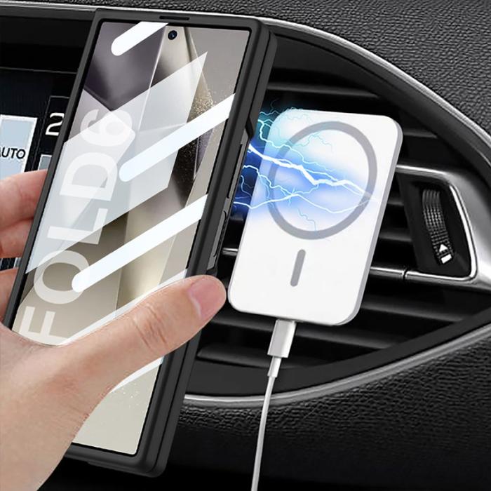 GKK - GKK Samsung Galaxy Z Fold6 Fodral PC - Magnetisk - Svart