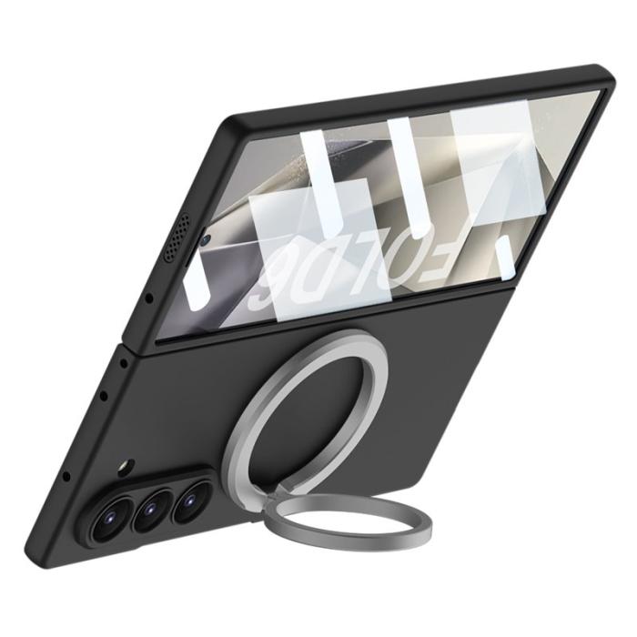 GKK - GKK Samsung Galaxy Z Fold6 Fodral PC - Magnetisk - Titan Grå