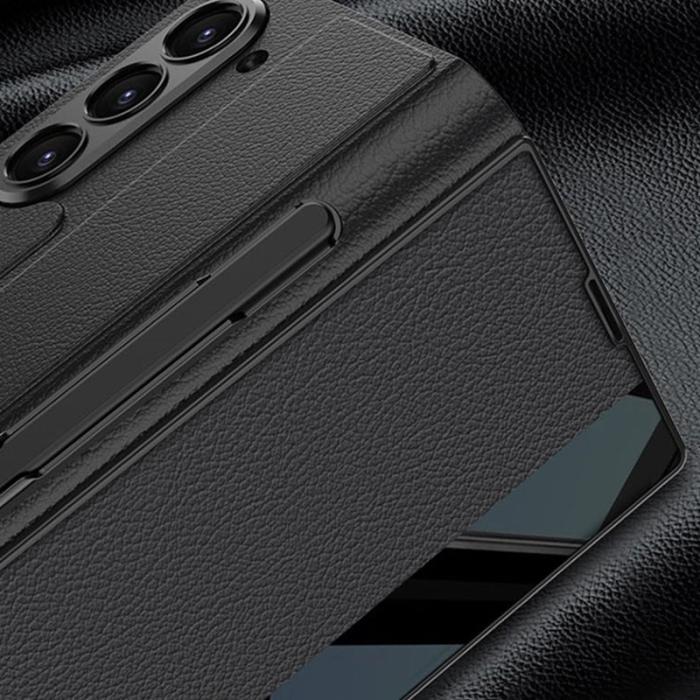 GKK - GKK Samsung Galaxy Z Fold6 Fodral PC+PU Flip - Svart