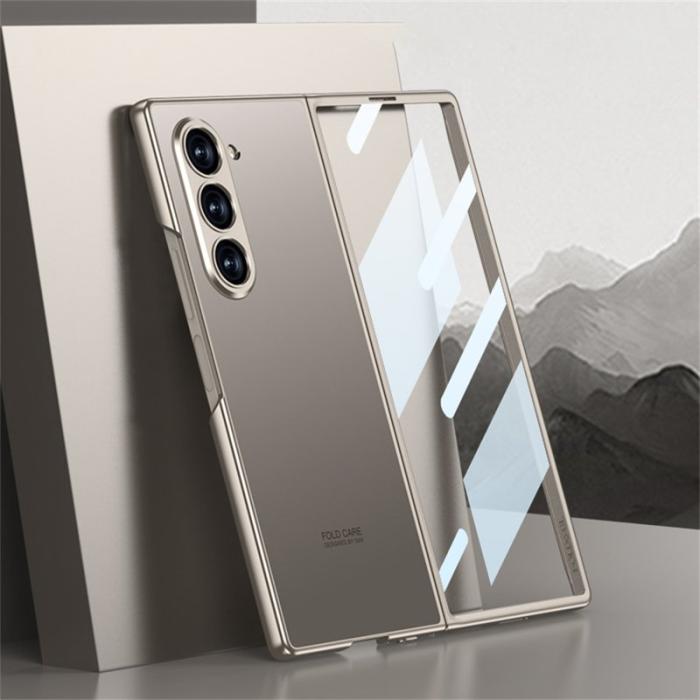 GKK - GKK Samsung Galaxy Z Fold6 Fodral PC+PU - Skyddande - Grön