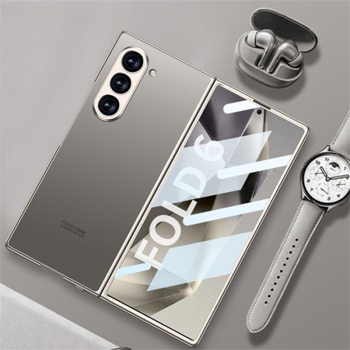 GKK - GKK Samsung Galaxy Z Fold6 Fodral PC+PU - Skyddande - Grön