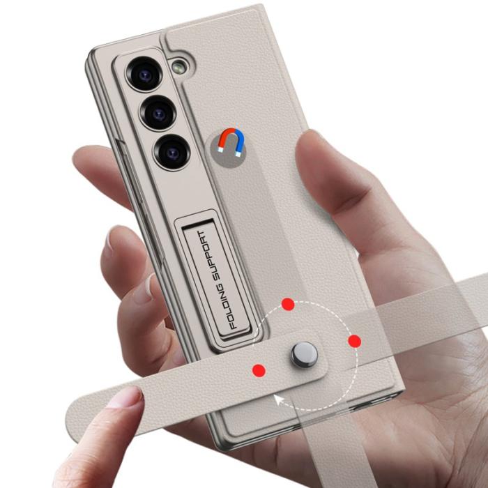 GKK - GKK Samsung Galaxy Z Fold6 Fodral PC+PU - Titanium Grey