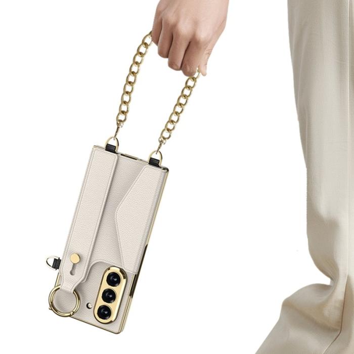 GKK - GKK Samsung Galaxy Z Fold6 Fodral - PU, Kickstand - Matcha Green