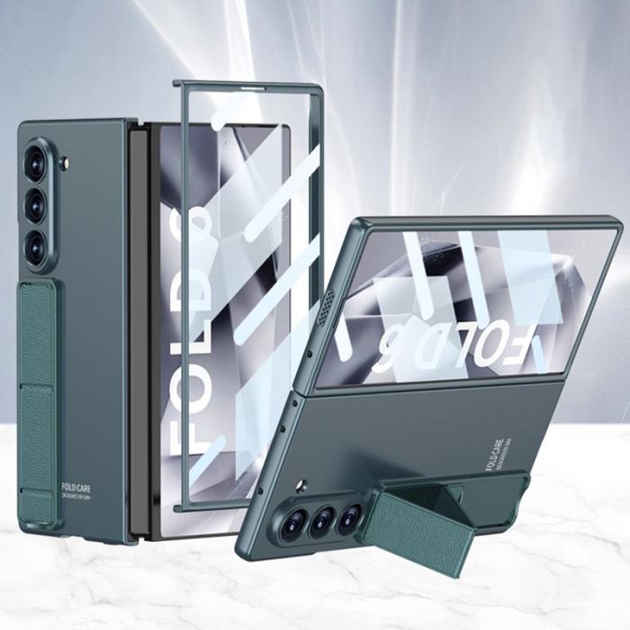 GKK - GKK Samsung Galaxy Z Fold6 Fodral Shockproof PC - Grön