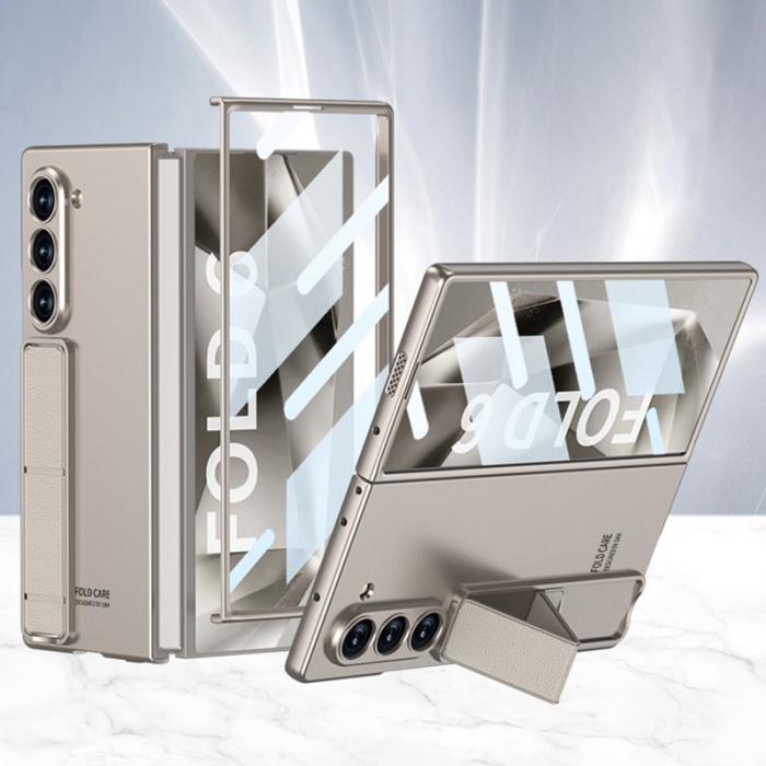 GKK - GKK Samsung Galaxy Z Fold6 Fodral Shockproof PC - Titanium Grey