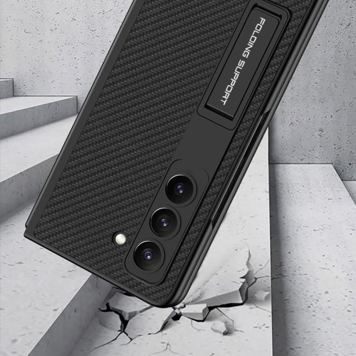GKK - GKK Samsung Galaxy Z Fold6 Fodral Shockproof PC+PU - Grå