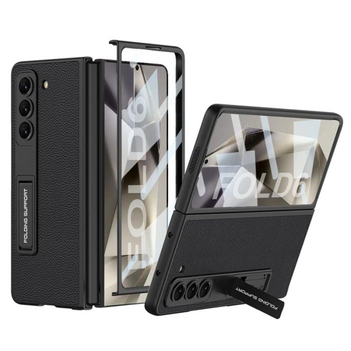 GKK - GKK Samsung Galaxy Z Fold6 Fodral Shockproof PC+PU - Svart
