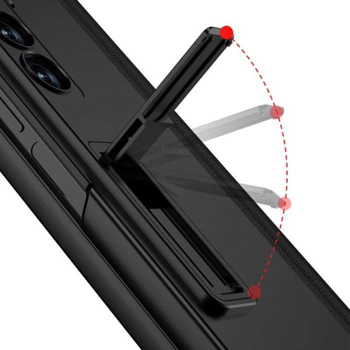 GKK - GKK Samsung Galaxy Z Fold6 Fodral - Grå - Hård PC med skärmskydd