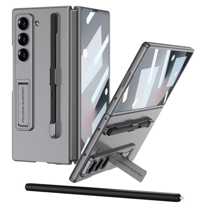 GKK - GKK Samsung Galaxy Z Fold6 Fodral - Ultra Tunn PC - Grå