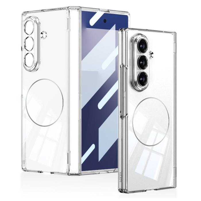 GKK - GKK Samsung Galaxy Z Fold7 5G Fodral Hinge Skydd Hård PC - Guld