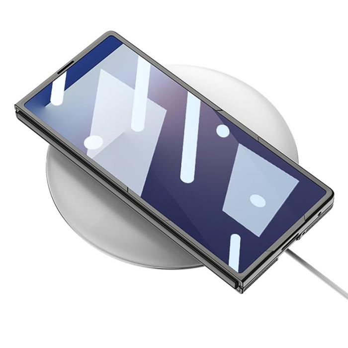 GKK - GKK Samsung Galaxy Z Fold7 5G Fodral KonstLäder - Grön