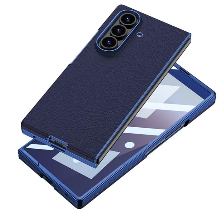 GKK - GKK Samsung Galaxy Z Fold7 5G Fodral KonstLäder - Silver