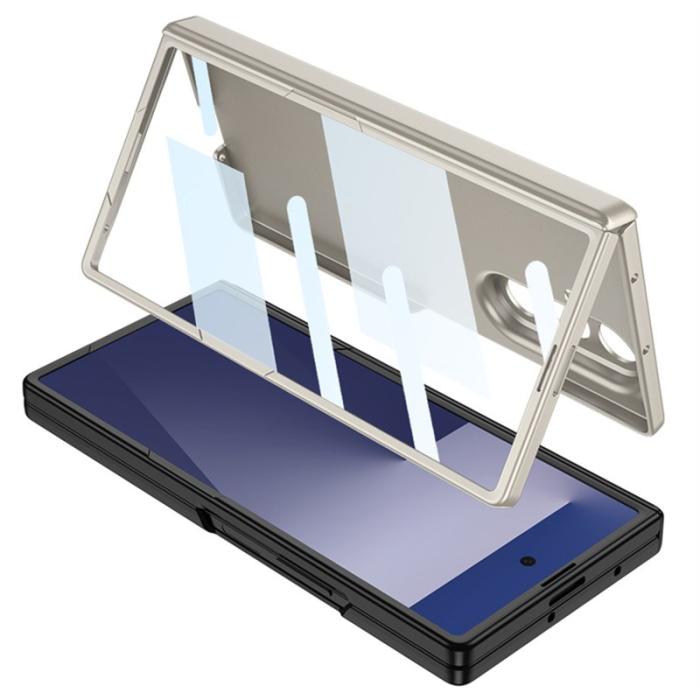 GKK - GKK Samsung Galaxy Z Fold7 Fodral KonstLäder - Mint Grön