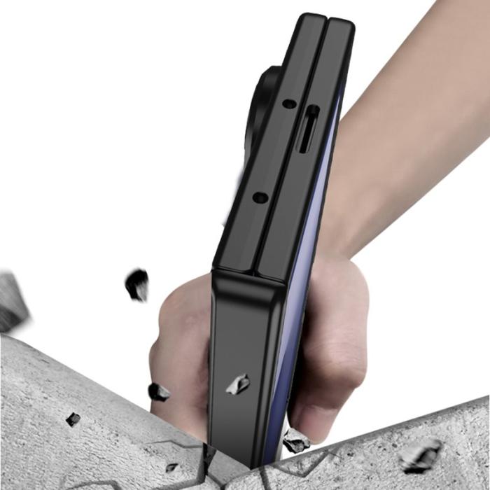 GKK - GKK Samsung Galaxy Z Fold7 Fodral KonstLäder - Blå