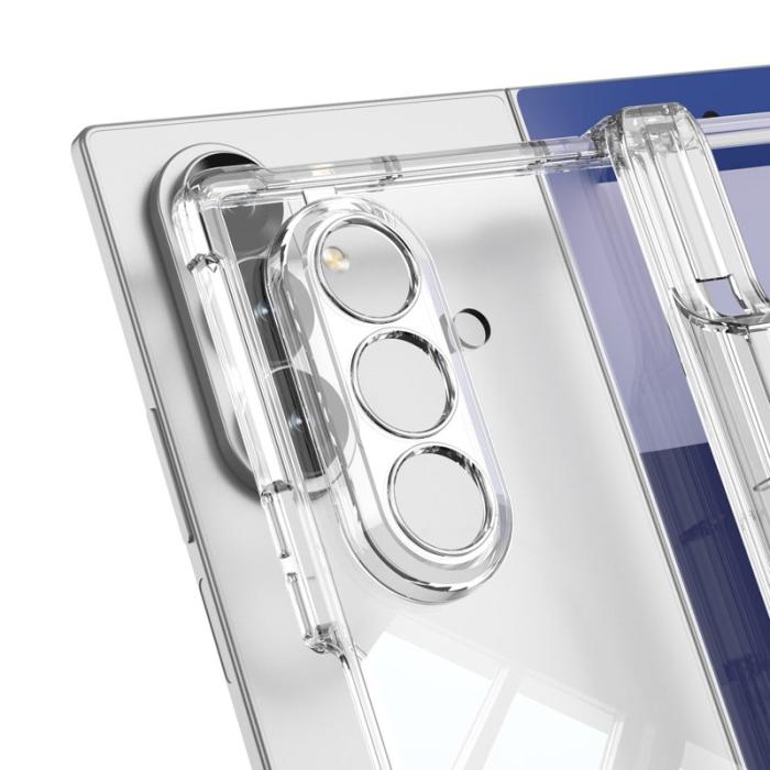 GKK - GKK Samsung Galaxy Z Fold7 Fodral Äkta läder - Svart