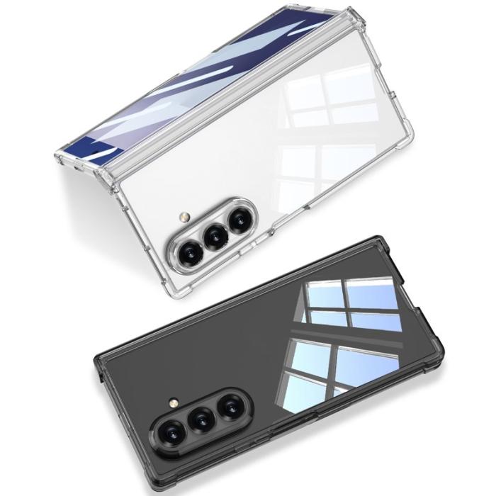 GKK - GKK Samsung Galaxy Z Fold7 Fodral Airbag Hinge Skydd - Transparent
