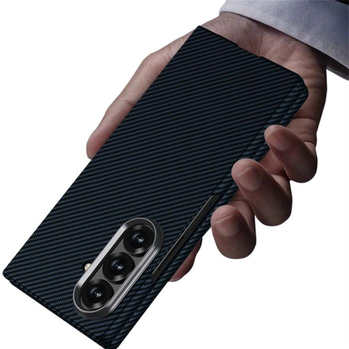 GKK - GKK Samsung Galaxy Z Fold7 Fodral Carbon Fiber - Svart