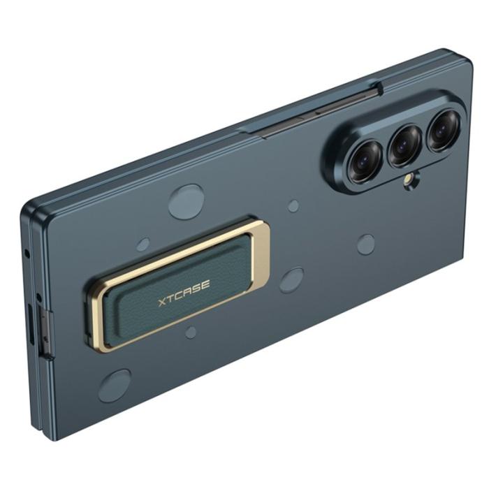 GKK - GKK Samsung Galaxy Z Fold7 Fodral - Grön - PC och Tempererat Glas