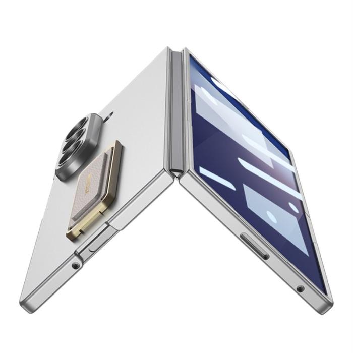 GKK - GKK Samsung Galaxy Z Fold7 Fodral - Grön - PC och Tempererat Glas