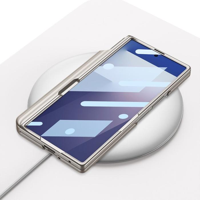 GKK - GKK Samsung Galaxy Z Fold7 Fodral - Hård PC - Silver