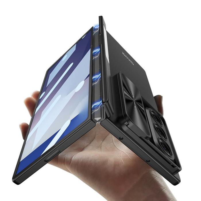 GKK - GKK Samsung Galaxy Z Fold7 Fodral Kickstand - Grå