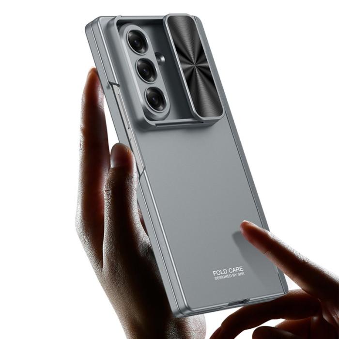 GKK - GKK Samsung Galaxy Z Fold7 Fodral Kickstand - Grå