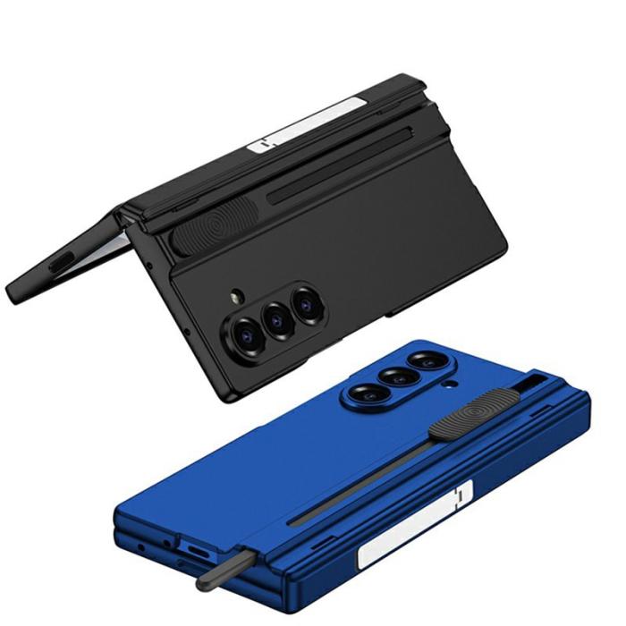 GKK - GKK Samsung Galaxy Z Fold7 Fodral Kickstand PC - Blå