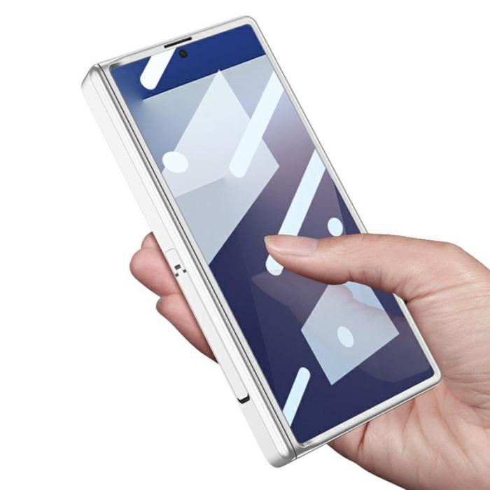 GKK - GKK Samsung Galaxy Z Fold7 Fodral Kickstand PC - Blå