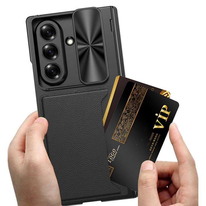 GKK - GKK Samsung Galaxy Z Fold7 Fodral Kickstand PC - Svart