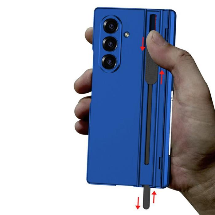 GKK - GKK Samsung Galaxy Z Fold7 Fodral Kickstand PC - Grå