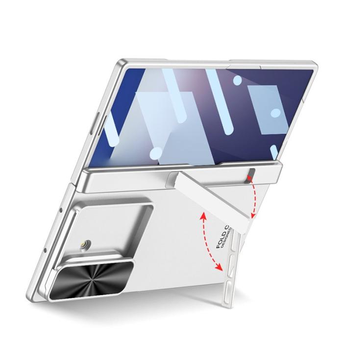 GKK - GKK Samsung Galaxy Z Fold7 Fodral Kickstand - Silver
