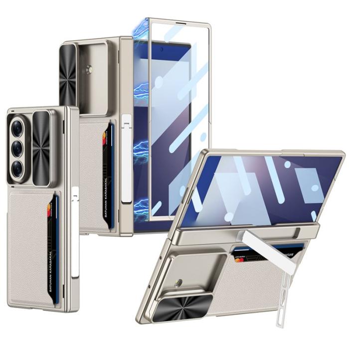 GKK - GKK Samsung Galaxy Z Fold7 Fodral Kickstand - Grå