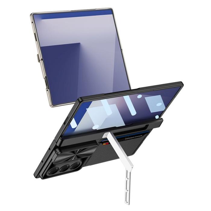 GKK - GKK Samsung Galaxy Z Fold7 Fodral Kickstand - Grå