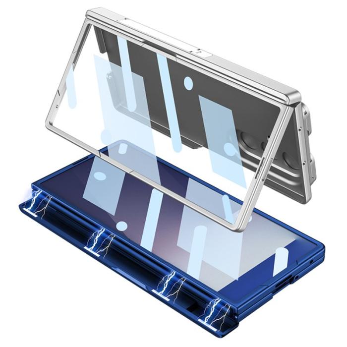 GKK - GKK Samsung Galaxy Z Fold7 Fodral Kickstand - Grå