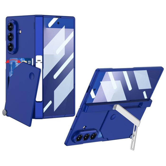 GKK - GKK Samsung Galaxy Z Fold7 Fodral Magnetisk Hinge - Blå