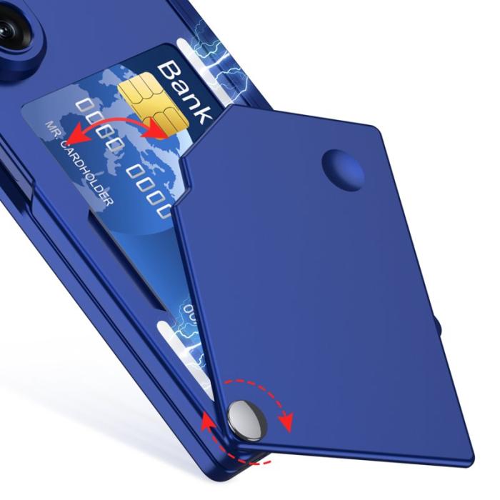 GKK - GKK Samsung Galaxy Z Fold7 Fodral Magnetisk Hinge - Blå