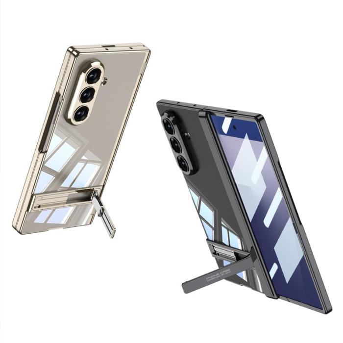 GKK - GKK Samsung Galaxy Z Fold7 Fodral Magnetisk Hinge Skydd PC - Svart