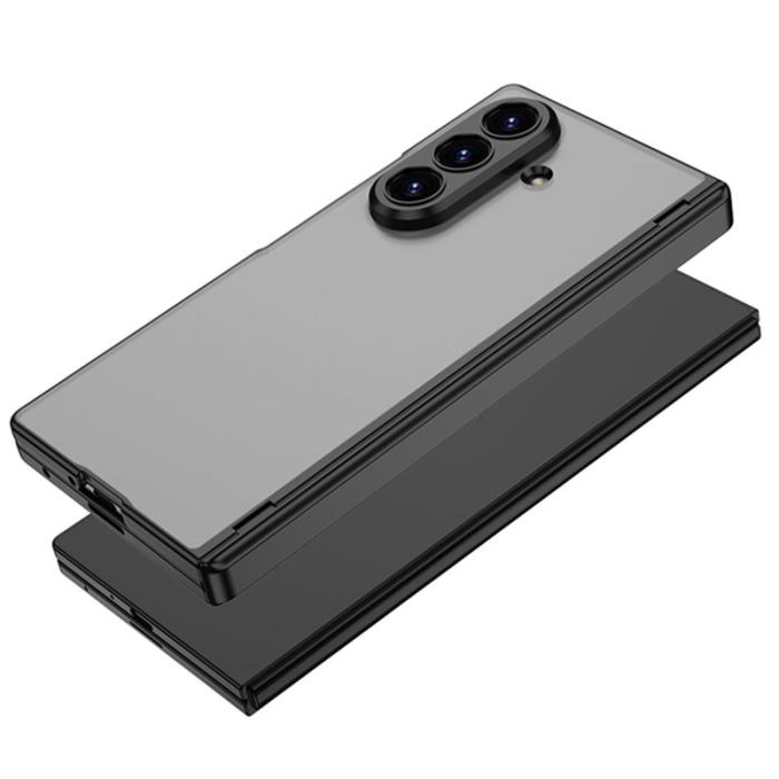 GKK - GKK Samsung Galaxy Z Fold7 Fodral Magnetisk Hinge - Grå